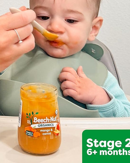Beech-Nut Baby Food Pouches Variety Pack, Veggie Purees, 3.5 oz (18 Pack)