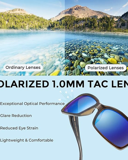 KastKing Skidaway Polarized Sport Sunglasses for Men and Women,Ideal for Driving Fishing Cycling and Running,UV Protection