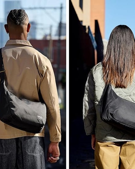 Bellroy Laneway Crescent Bag (12 liter streamlined, crescent crossbody with internal and external pockets, adjustable strap and surprising storage) - Fawn