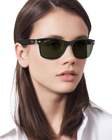 Ray-Ban RB2132 New Wayfarer Polarized Square Sunglasses