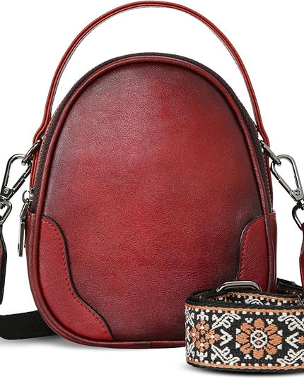 Iswee Small Crossbody Bags for Women Travel Leather Shoulder Bag Mini Purses and Handbags Designer Satchel Ladies Hand Bag