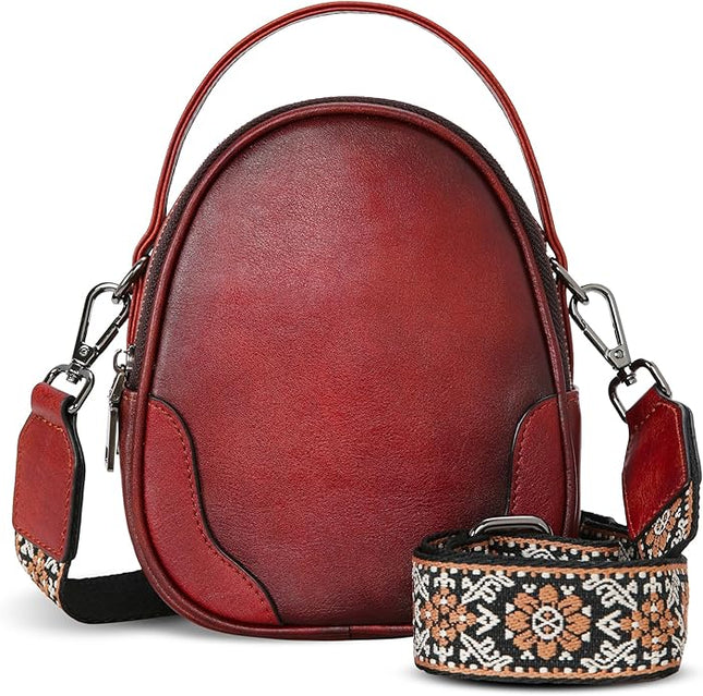 Iswee Small Crossbody Bags for Women Travel Leather Shoulder Bag Mini Purses and Handbags Designer Satchel Ladies Hand Bag