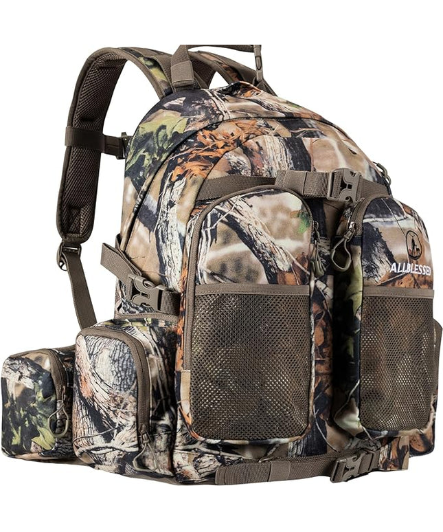 hunting backpack for men Waterproof Camo Pack Hunting gifts for men gear Hunting Day Pack-BlessedBark-35L