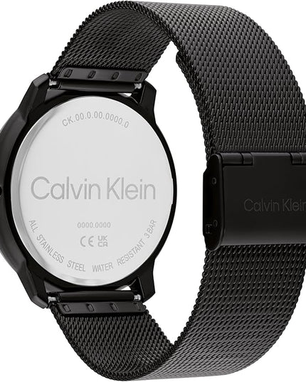 Calvin Klein Women's CK Iconic - 35mm 2H Quartz Watch - Stainless Steel Mesh Bracelet - Water Resistance 30 Meters – Premium Fashion Timepiece for Everyday Style - Gift for Her
