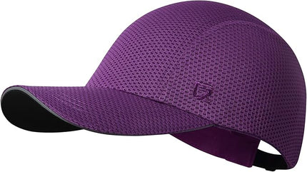 GADIEMKENSD Women's Race Day Running Cap Performance Mesh Hat - Excellent Ventilation, Lightweight, Reflective Safety