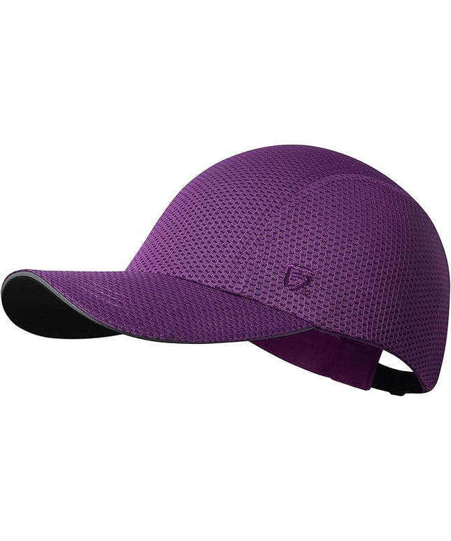 GADIEMKENSD Women's Race Day Running Cap Performance Mesh Hat - Excellent Ventilation, Lightweight, Reflective Safety