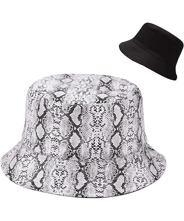 XYIYI Cute Bucket Hat Beach Fisherman Hats for Women, Reversible Double-Side-Wear