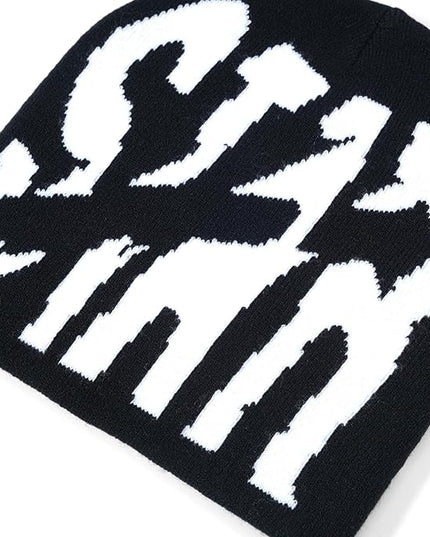 Y2K Beanie for Men Women Knitted Hat Winter Cap Star Design Warm Casual Skullies Cold Weather Knit Outdoor