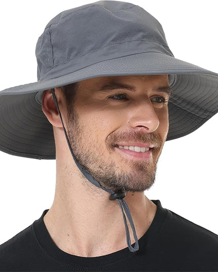 ZOORON Boonie Hat UPF 50+ Cooling Sun Hat for Men and Women,Wide Brim Bucket Hats with UV Protection for Safari Hiking Beach