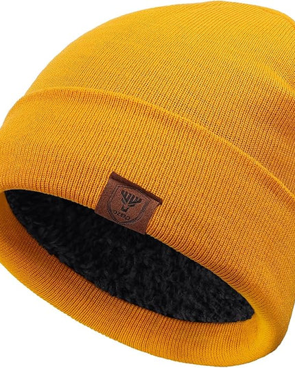OZERO Winter Beanie Daily Hat - Thermal Polar Fleece Ski Stocking Skull Cap for Men and Women