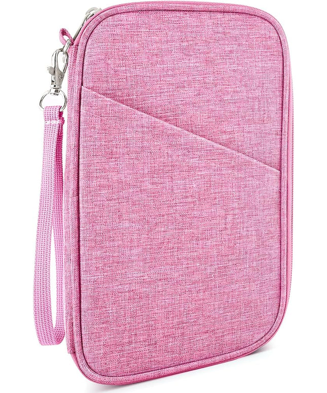 Passport Holder Family, Women Rfid Blocking Passport Wallet, Travel Essentials Premium Wallets, Waterproof Passport Holders Bag for Men Traveling, Travel Document Organizer Credit Cards Case