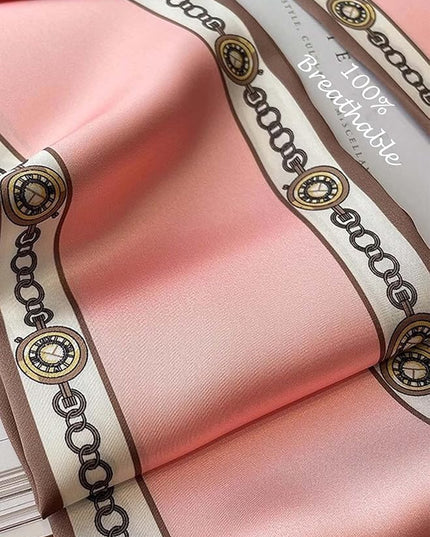 Dailyacc Hair Scarf for Women Fashion Silky Satin Headscarf Wrap Breathable Lightweight Neck Scarves For Handbag