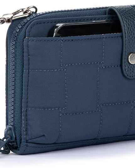 Sakroots Artist Circle Smartphone Crossbody in Coated Canvas, Detachable Wristlet Strap