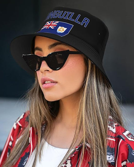 Funny Flag Bucket Hat for Men Women, Fisherman Hats Packable Fashion Sun Cap for Travel Outdoor Beach Boys Girls