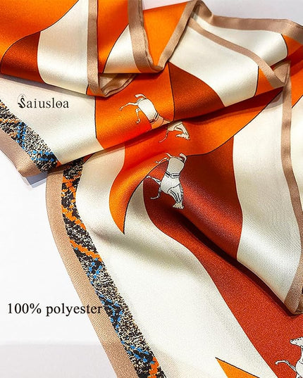 Purse Scarf For Handbags Head Scarves For Women's Hair Bags Scarfs Long Skinny Scarves Fashion Silky