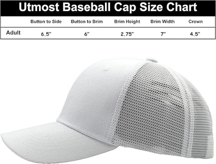 Utmost Structured Baseball Cap with Adjustable Closure - Performance Hat for Outdoor Activities