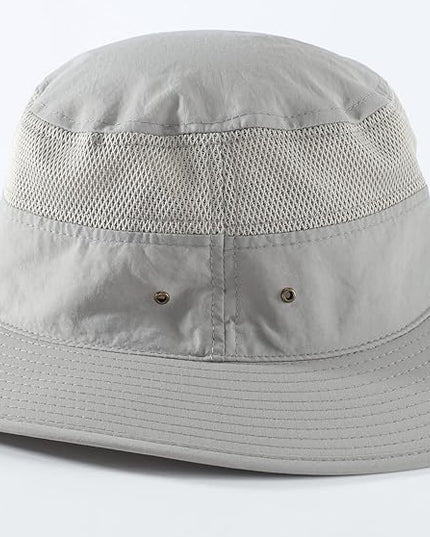 Home Prefer UPF 50+ Men's Sun Hat Wide Brim Bucket Hat UV Protection Hat for Mens Womens Beach Safari Gardening Golf Fishing