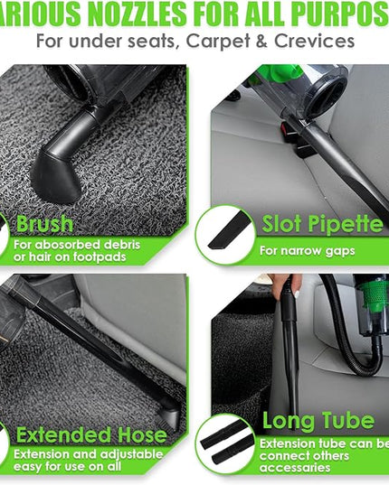 Viewsun 30pcs Car Cleaning Kit, Car Interior Detailing Kit with High Power Handheld Vacuum, Detailing Brush Set, Windshield Cleaner, Cleaning Gel, Complete Auto Accessories for Men, Women