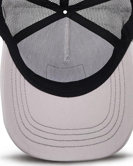 Animal Trucker Hats Leather Pattern Adjustable Snapback Mesh Animal Baseball Cap for Men