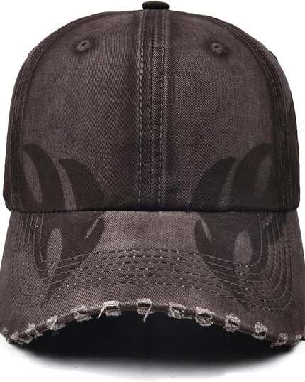 Vintage Baseball Cap, Washed Cotton Trucker Hat for Men & Women, Adjustable Size for Universal Activities