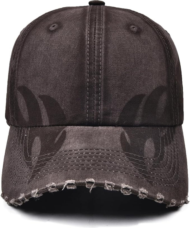 Vintage Baseball Cap, Washed Cotton Trucker Hat for Men & Women, Adjustable Size for Universal Activities