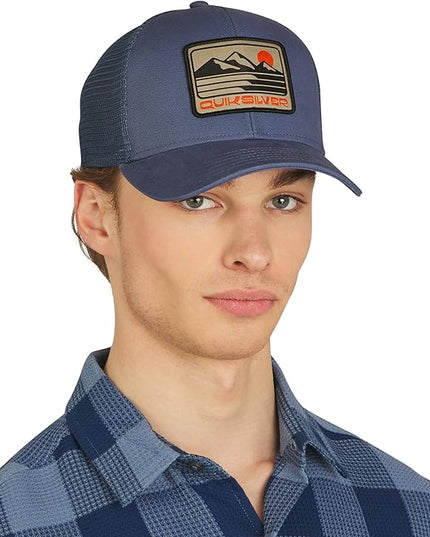 Quiksilver Men's Premium Cotton Adjustable Snap Back Logo Baseball Cap