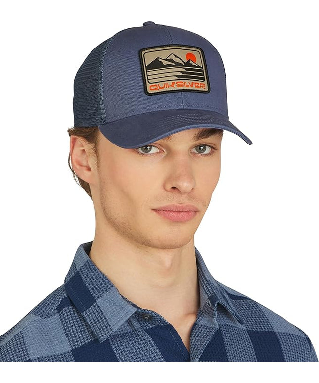 Quiksilver Men's Premium Cotton Adjustable Snap Back Logo Baseball Cap