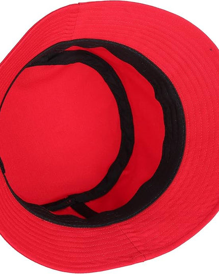 Umeepar Unisex Cotton Packable Bucket Hat Sun Hat Plain Colors for Men Women