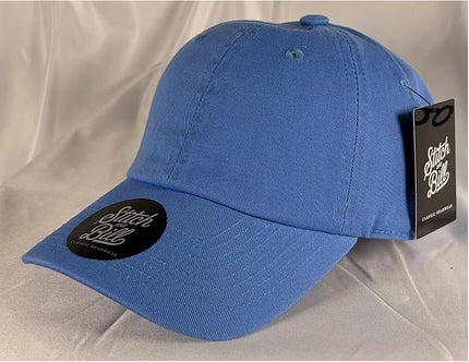 Stitch and Bill Mens Athletic Deep-Crown Baseball Cap 100% Soft Cotton Unstructured Dad Hat Outdoors Adjustable
