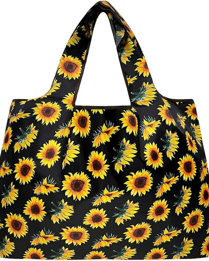 allydrew Large Foldable Tote Nylon Reusable Grocery Bags