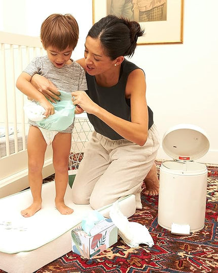 ECO WAVE Compostable Diaper Bags, 200 bags, ASTM D6400, EN 13432, US BPI and Europe OK Compost Home Certified Disposable Biodegradable Baby Poop Bags