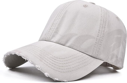 Vintage Baseball Cap, Washed Cotton Trucker Hat for Men & Women, Adjustable Size for Universal Activities