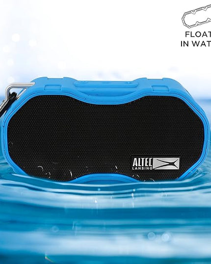 Altec Lansing Baby Boom XL - Waterproof Bluetooth Speaker, Wireless & Portable Speaker for Travel & Outdoor Use, Deep Bass & Loud Sound, 1 Pack, Blue