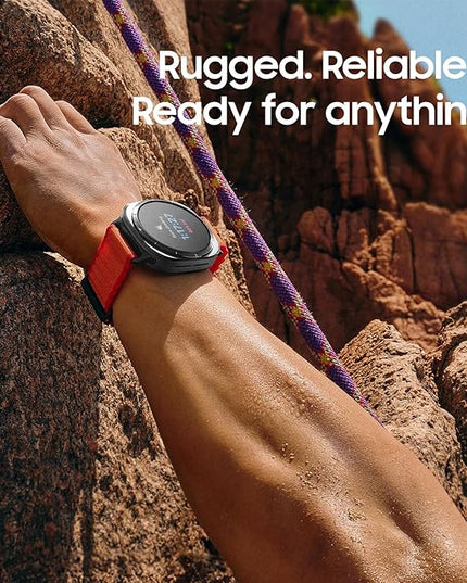 Samsung Galaxy Watch Ultra (2025) 47mm LTE Smartwatch, Titanium Casing, Advanced Sleep Coaching, Running Coach, Energy Score, Heart Rate Tracking, GPS, Titanium Blue [US Version, 2 Yr Warranty]