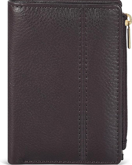 Oak Leathers Wallet For Women Full Grain Leather - Small RFID Coin Purse Credit Card & ID Holder for Ladies,Bifold Wallets for Teenager | Small, RFID, Coin Purse, for Ladies, for Teenager
