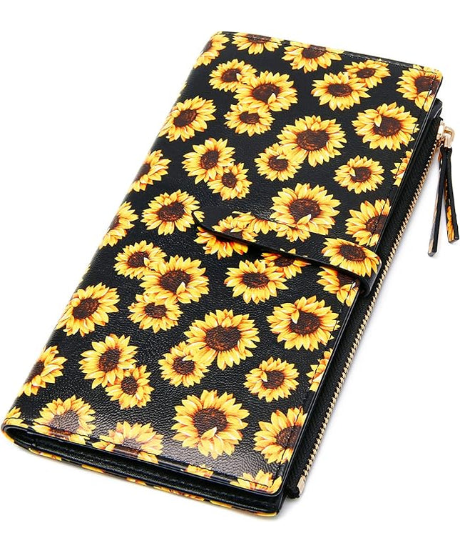 KUKOO Small Crossbody Bag Cell Phone Purse Wallet with Credit Card Slots for Women