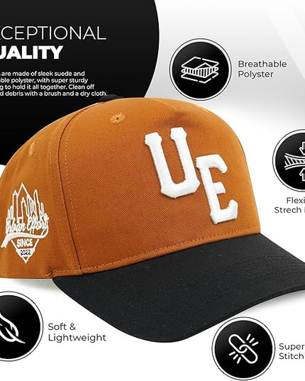 Urban Effort Vintage Trucker hat - for Men Women Baseball Hat - Trendy Sports Snapback Closure for Your Style & Outdoors
