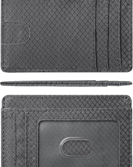 Artpaxy Slim Wallet for Men & Women, Minimalist Front Pocket Card Holder for Travel, RFID Blocking, Water Resistant Nylon Wallet for ID & Cash & Credit Card