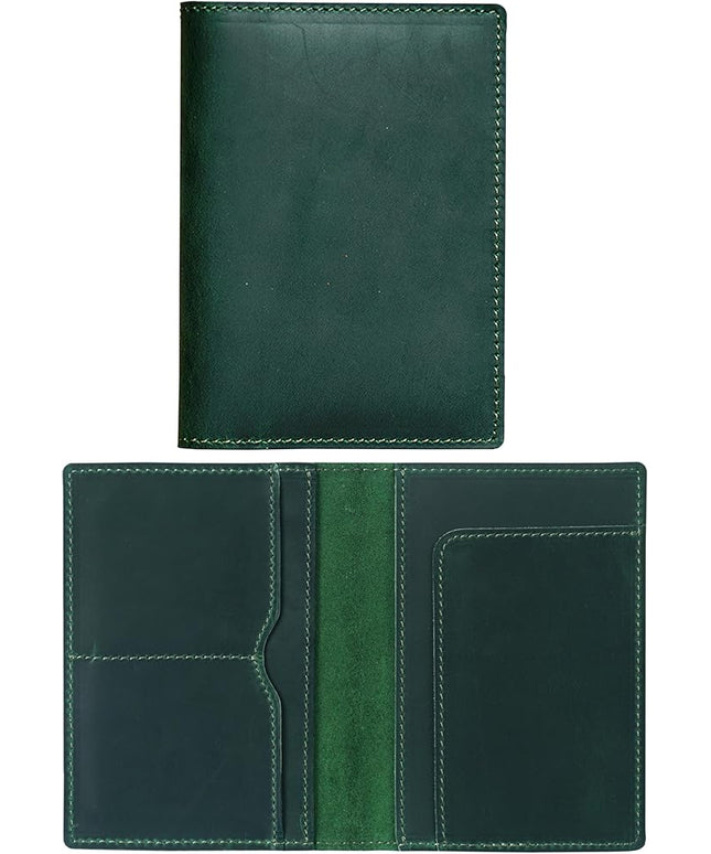 HIFA Leather Passport Holder, Handmade Passport Cover with Card and Ticket Slot - Genuine Leather, Elegant Design, Easy Access - Passport Case, Passport Wallet, Passport Holder