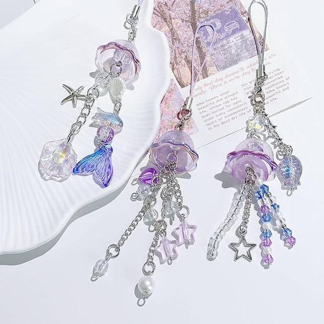 Cute Y2K Phone Charm Aesthetic Phone Charms Accessories Cute PhoneLanyard String for Bag Purse Backpack Airpods Pendants Decor