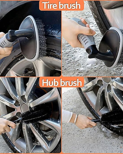 THINKWORK Car Cleaning Kit, Car Washing Kits for Vehicles, Car Detailing Kit Suitable for Small and Medium Vehicles Such As Cars, Trucks, Suvs(17pcs)
