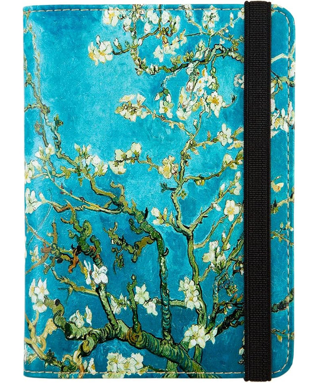 Pink Passport Holder,Cute Passport Cover,Travel Wallet with Credit Card Slots Rfid passport Wallet Waterproof Documents Organizer Women Men (Almond Blossom)