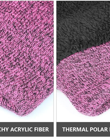 OZERO Winter Beanie Daily Hat - Thermal Polar Fleece Ski Stocking Skull Cap for Men and Women