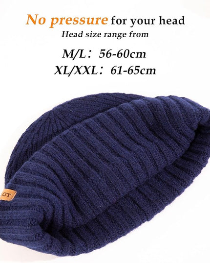 TOP-EX PolarWool™ 100% Merino Wool Short Fisherman Beanie Hats for Men Women Knit Skull Cap Cuffed Beanies Warm Winter Hats