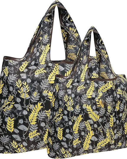 allydrew Large Foldable Tote Nylon Reusable Grocery Bags