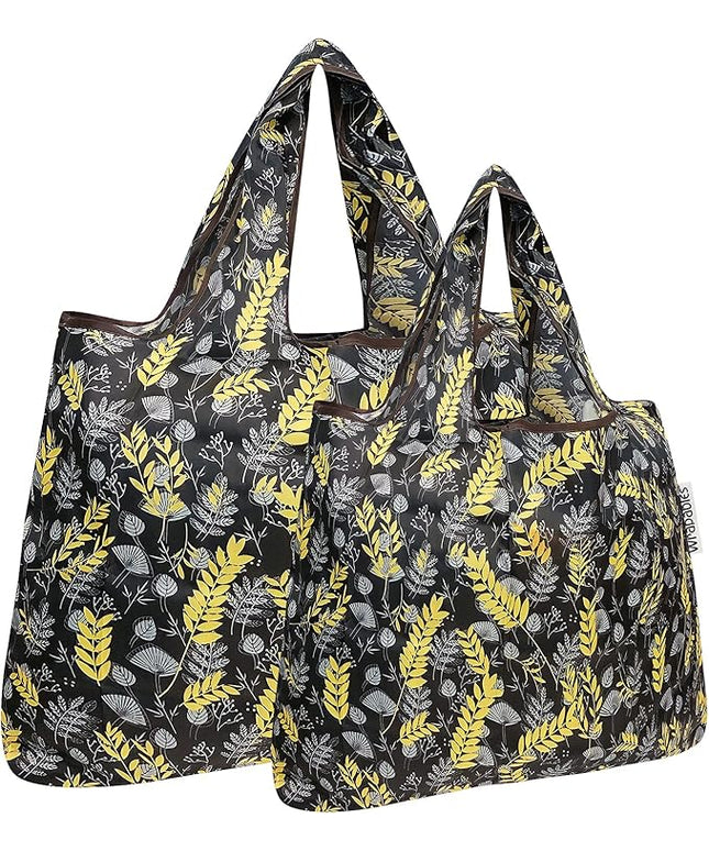 allydrew Large Foldable Tote Nylon Reusable Grocery Bags