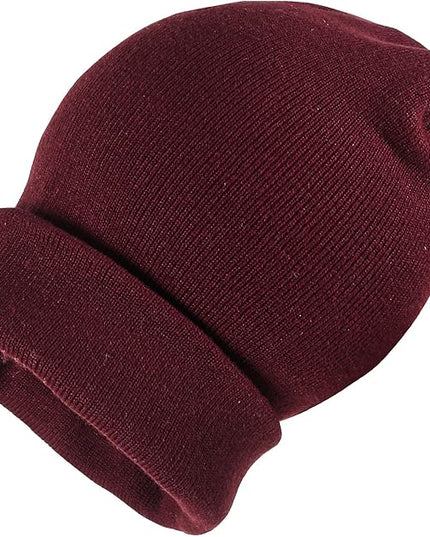Gelante Unisex Beanie Cap Knitted Warm Solid Color and Multi-Color Multi-Packs