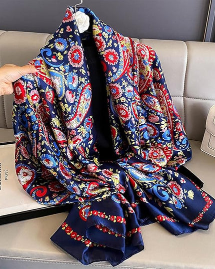 Silk Scarf Mulberry Silk Fashion Scarves Long Lightweight Shawl Wrap …