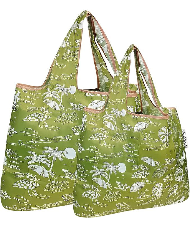 allydrew Large Foldable Tote Nylon Reusable Grocery Bags