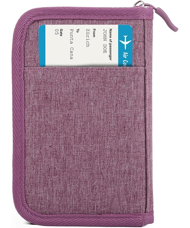 Passport Holder for Travel, Women Rfid Blocking Passport Wallet, Travel Essentials Premium Wallets, Waterproof Passport Holders Bag for Men Traveling, Travel Document Organizer Credit Cards Case